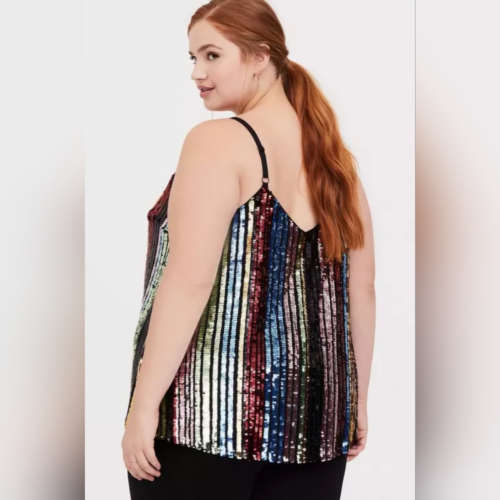 Torrid Multicolor Sequin Camisole - Picture 4 of 6